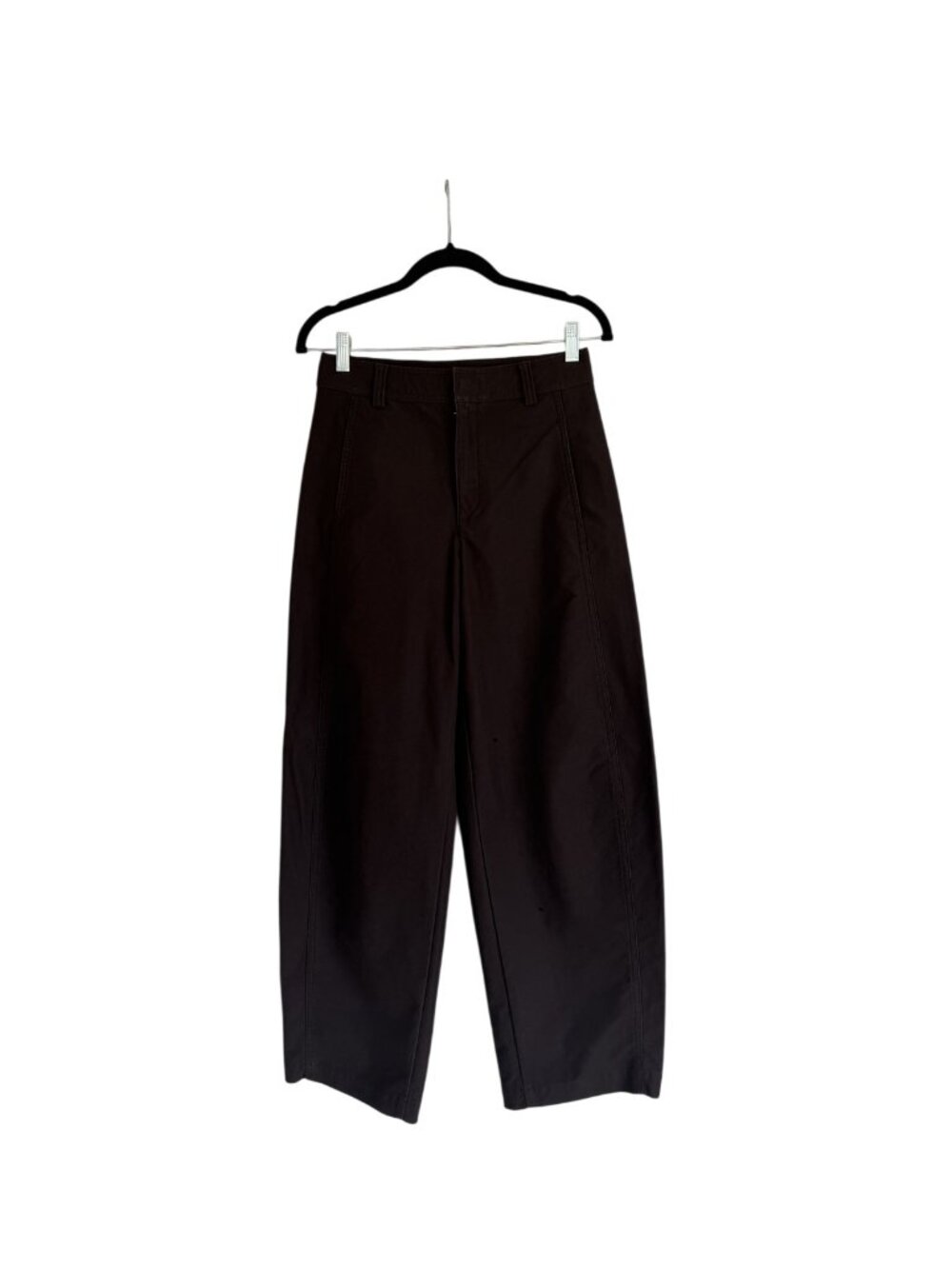 Uniqlo Size XS, 24-26 Black Wide Leg Cargo Pants High Waist Utility
